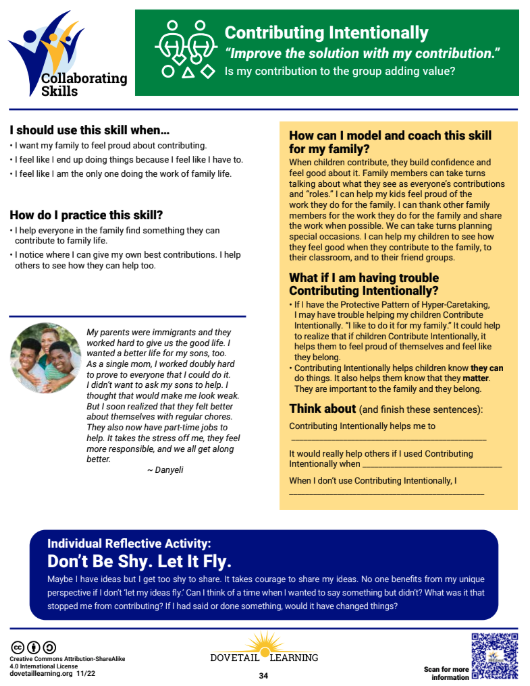 Contributing Intentionally — Introductory Handout